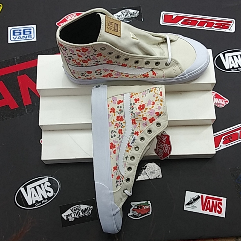Vans Black Ball Hi Sf Leila Hurst 70's Floral